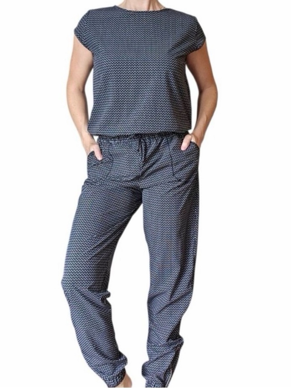 Albion Fit Midnight Dash Performance Fabric Jumpsuit